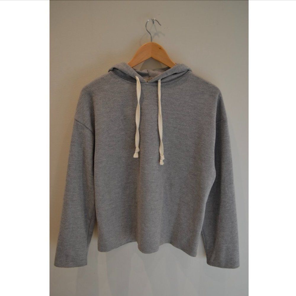 Zara Trafaluc Basic Grey Hoodie with Strings
